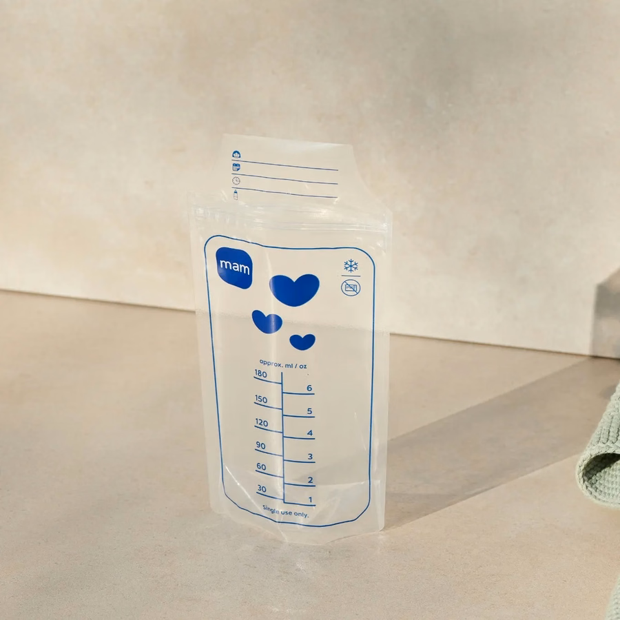 Sachets de conservation de lait maternel Mam, lot de 25